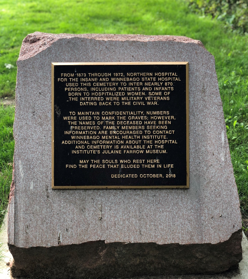 Winnebago Mental Health Institute Cemetery